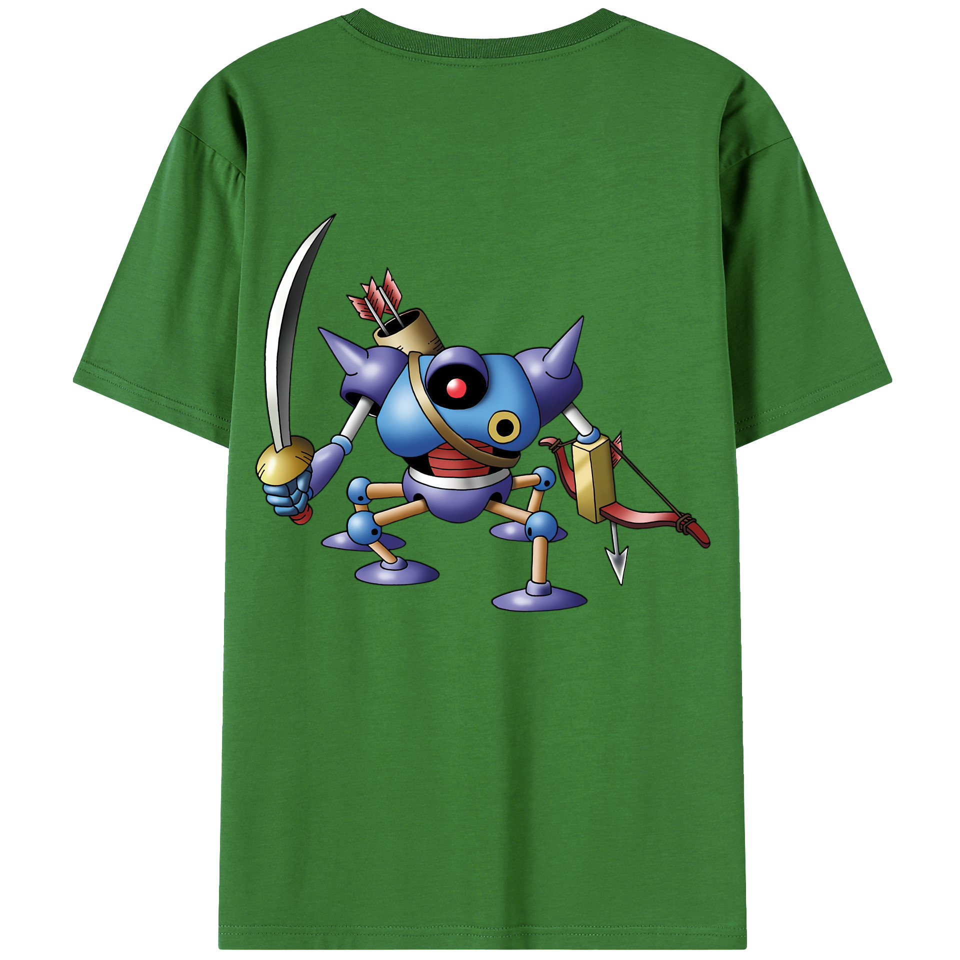 （画像用） ドラゴンクエスト Doragon Kuesuto Dragon Quest レディース半袖Tシャツ(バックプリント)